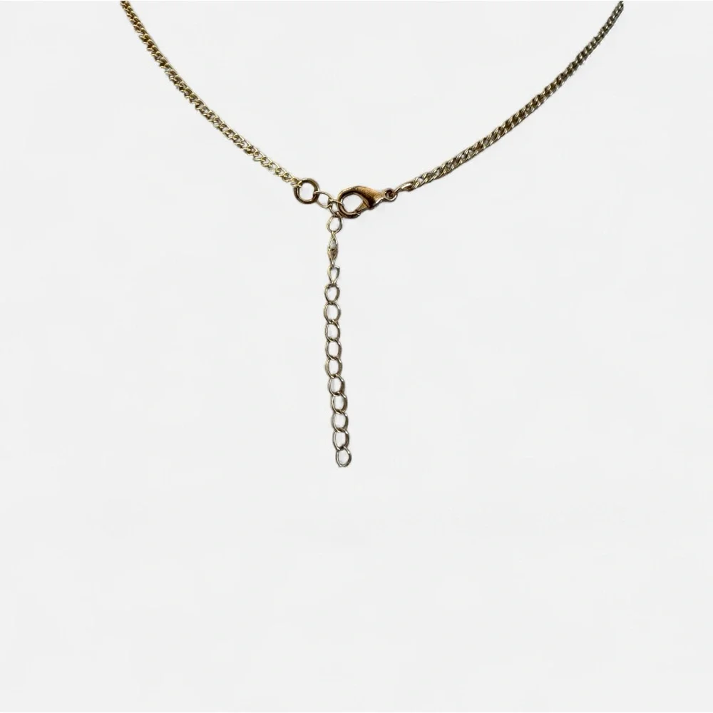 Initial G Necklace w Multicolor Gemstones - Picture 5 of 5
